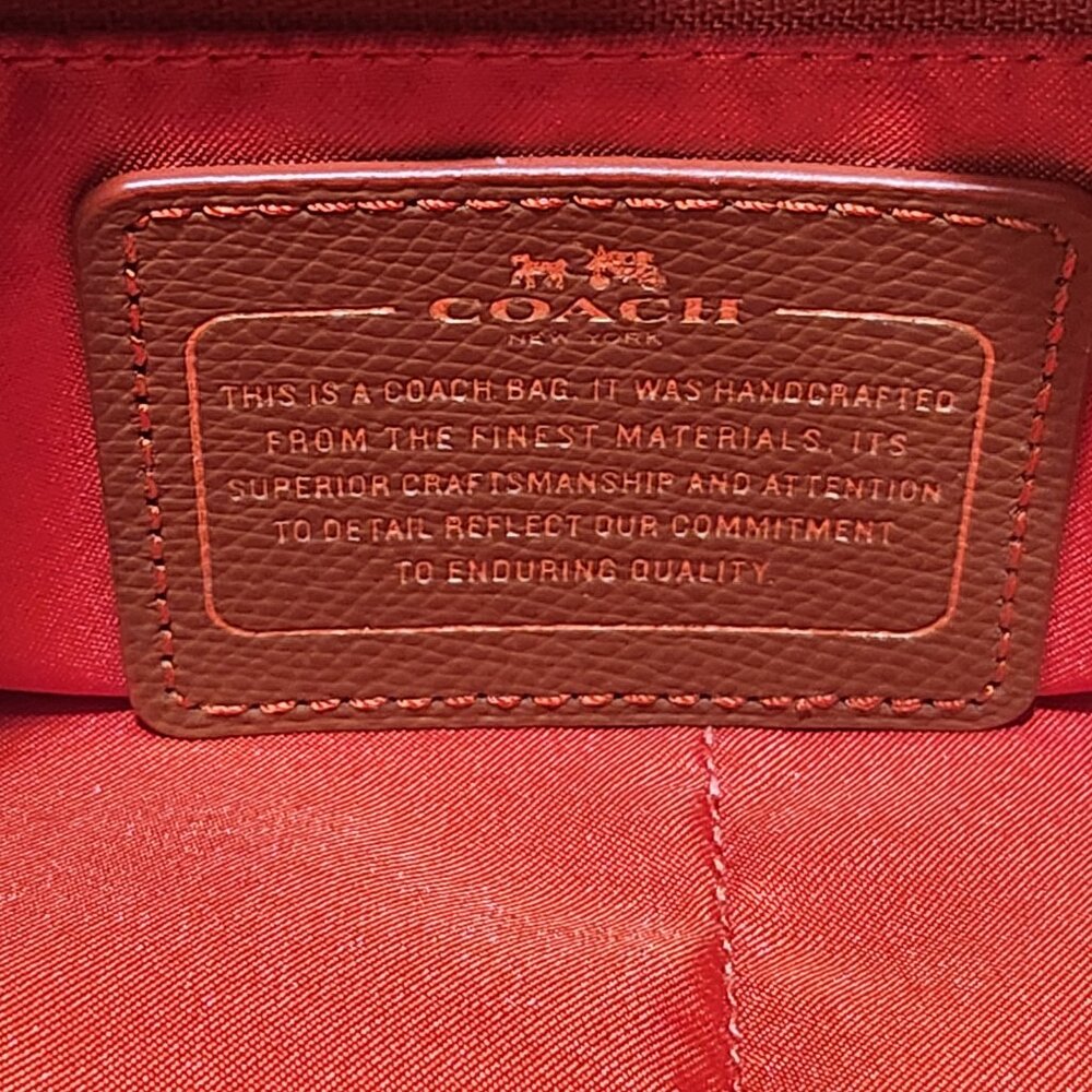 Coach Red Sawyer Crossbody Bag - Picture 6 of 16